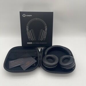 Cowin E7 Pro ANC Wireless Headphones Active Noise Cancelling Black with Case